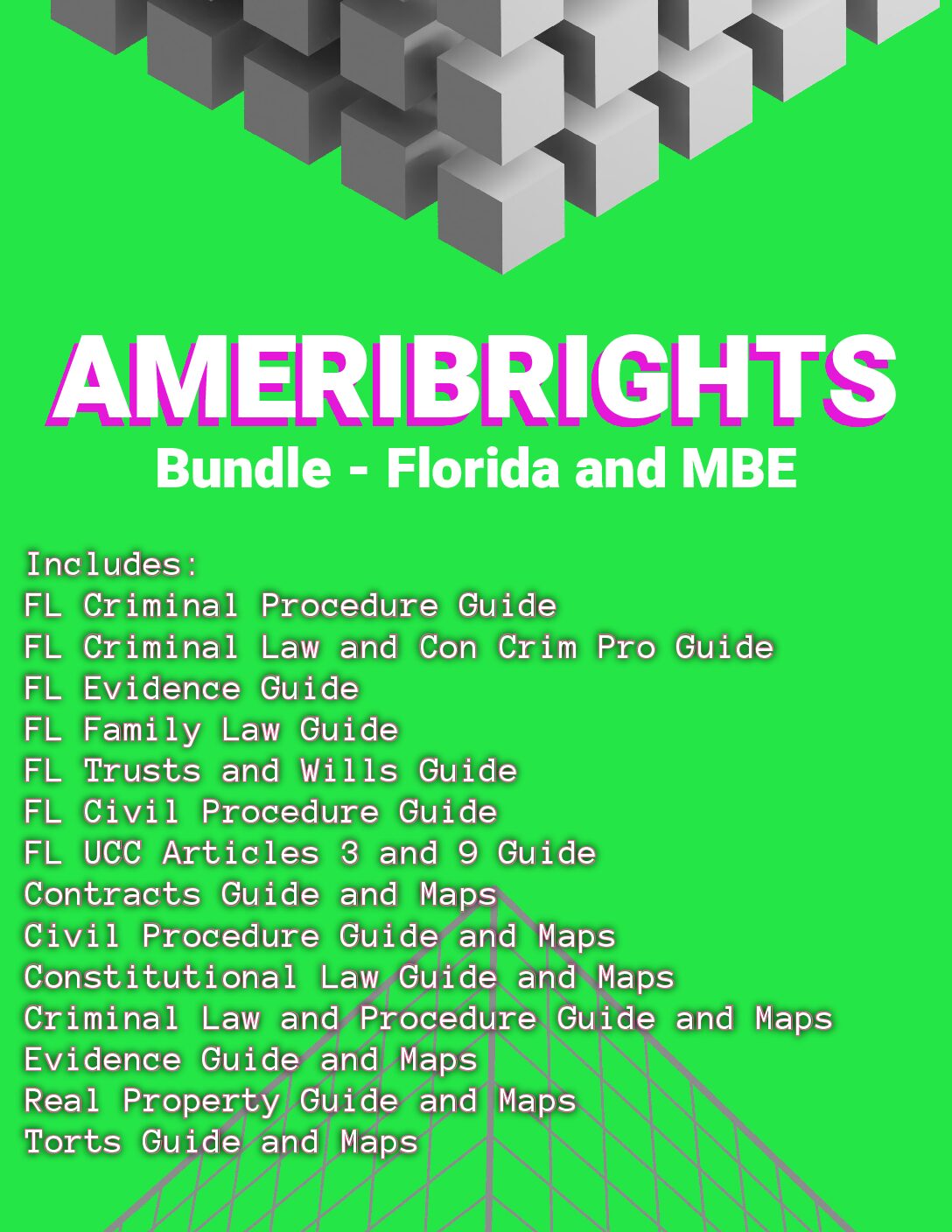 Florida and MBE Ultimate Study Guide Bundle