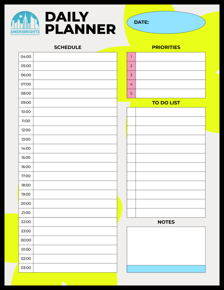 Ameribrights Daily Planner 1 - Preview Image