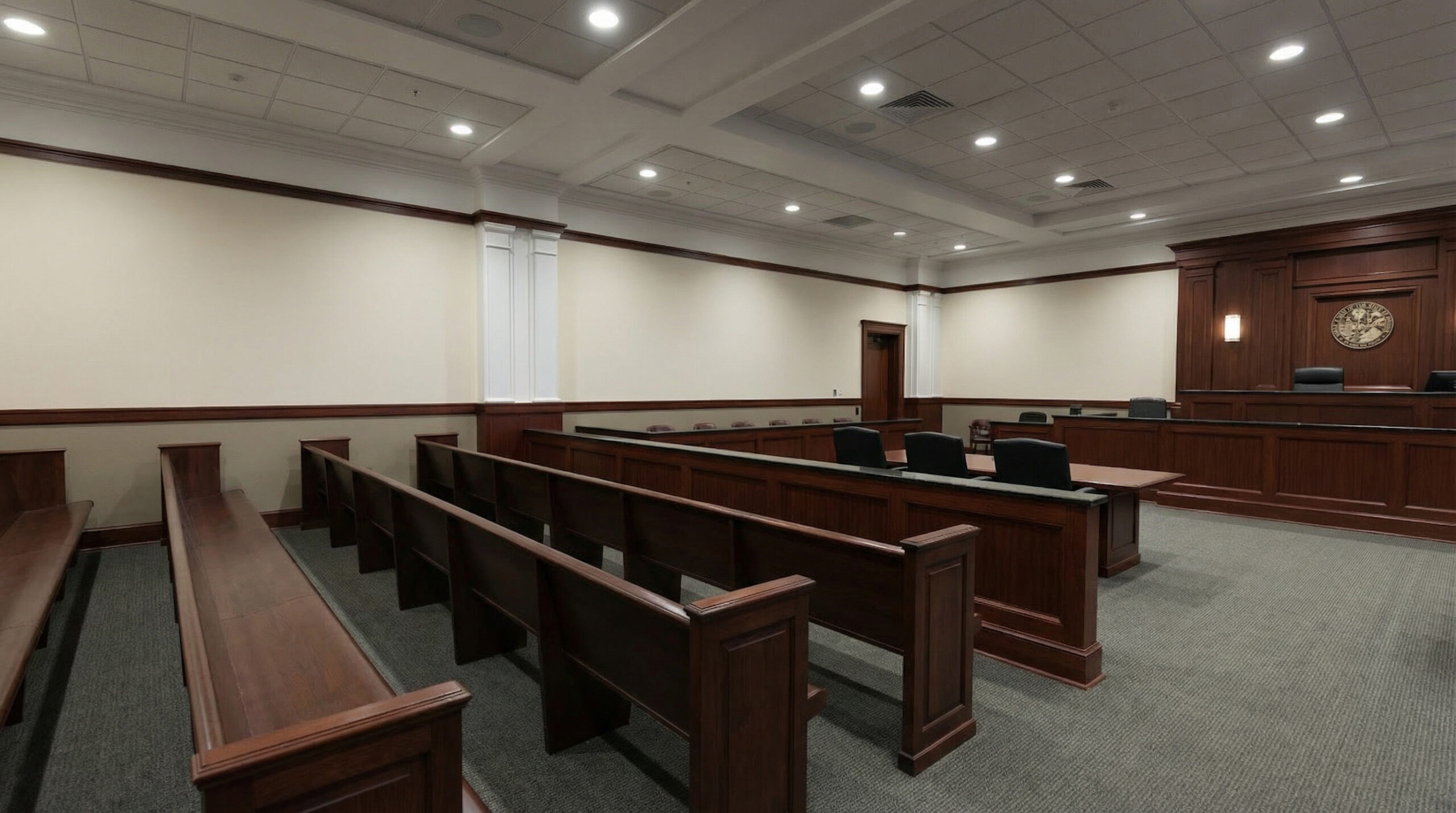 Florida courtroom illustrating the context in which the Rules of Judicial Administration apply