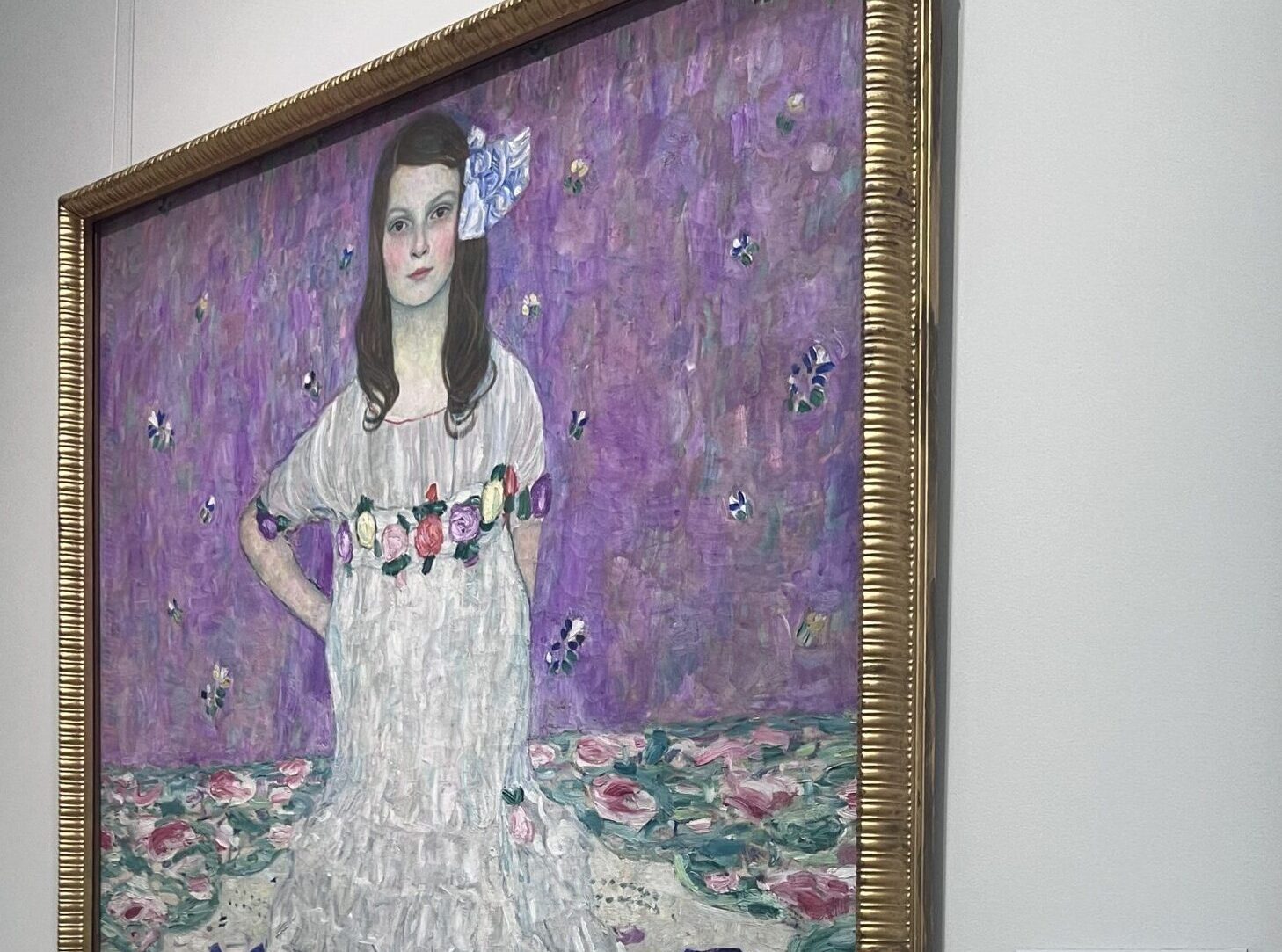 Gustav Klimt's portrait of Mäda Primavesi displayed at The Metropolitan Museum of Art, illustrating how deeper observation reveals hidden patterns and meaning.