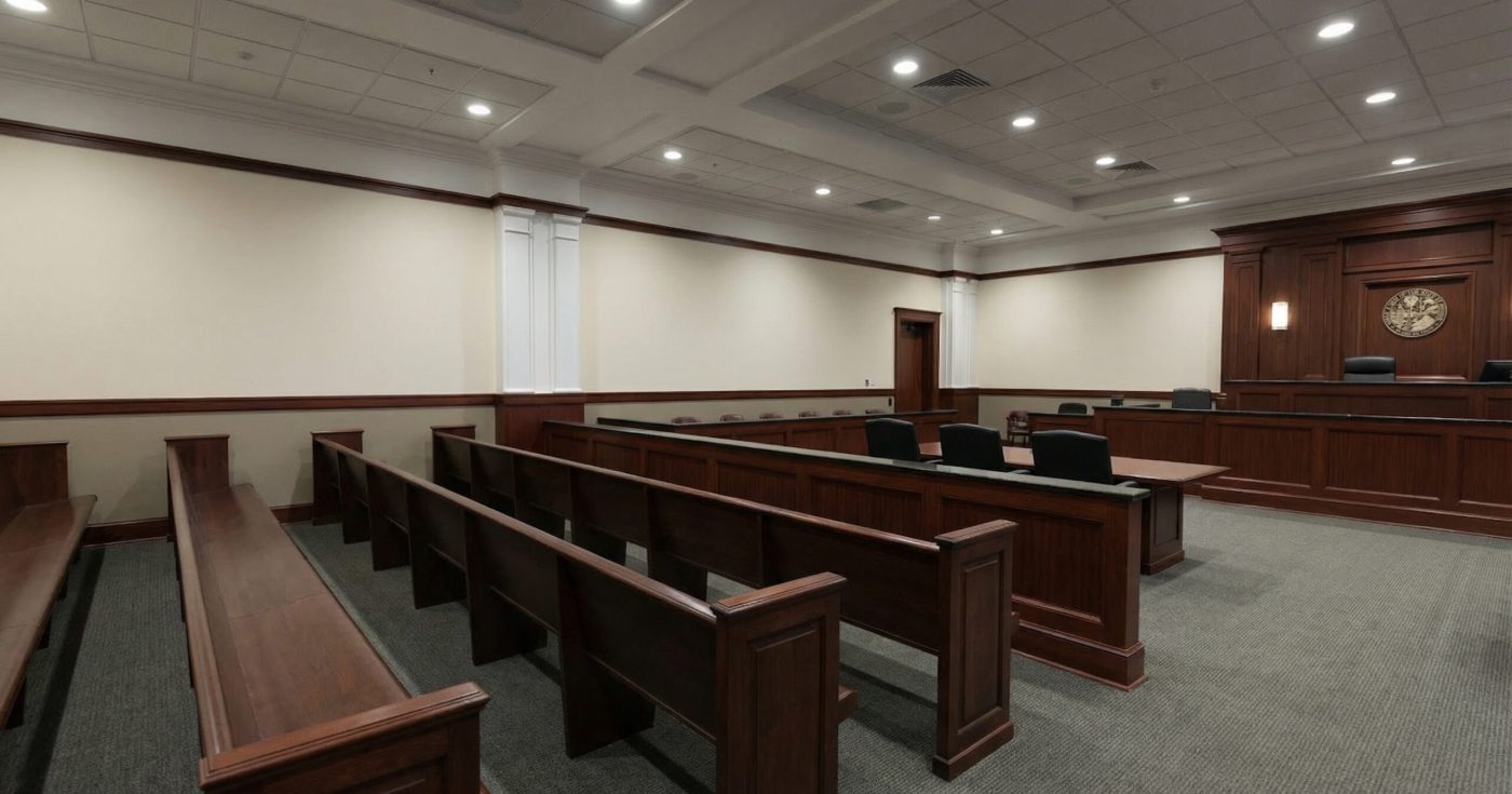 Florida courtroom illustrating the context in which the Rules of Judicial Administration apply