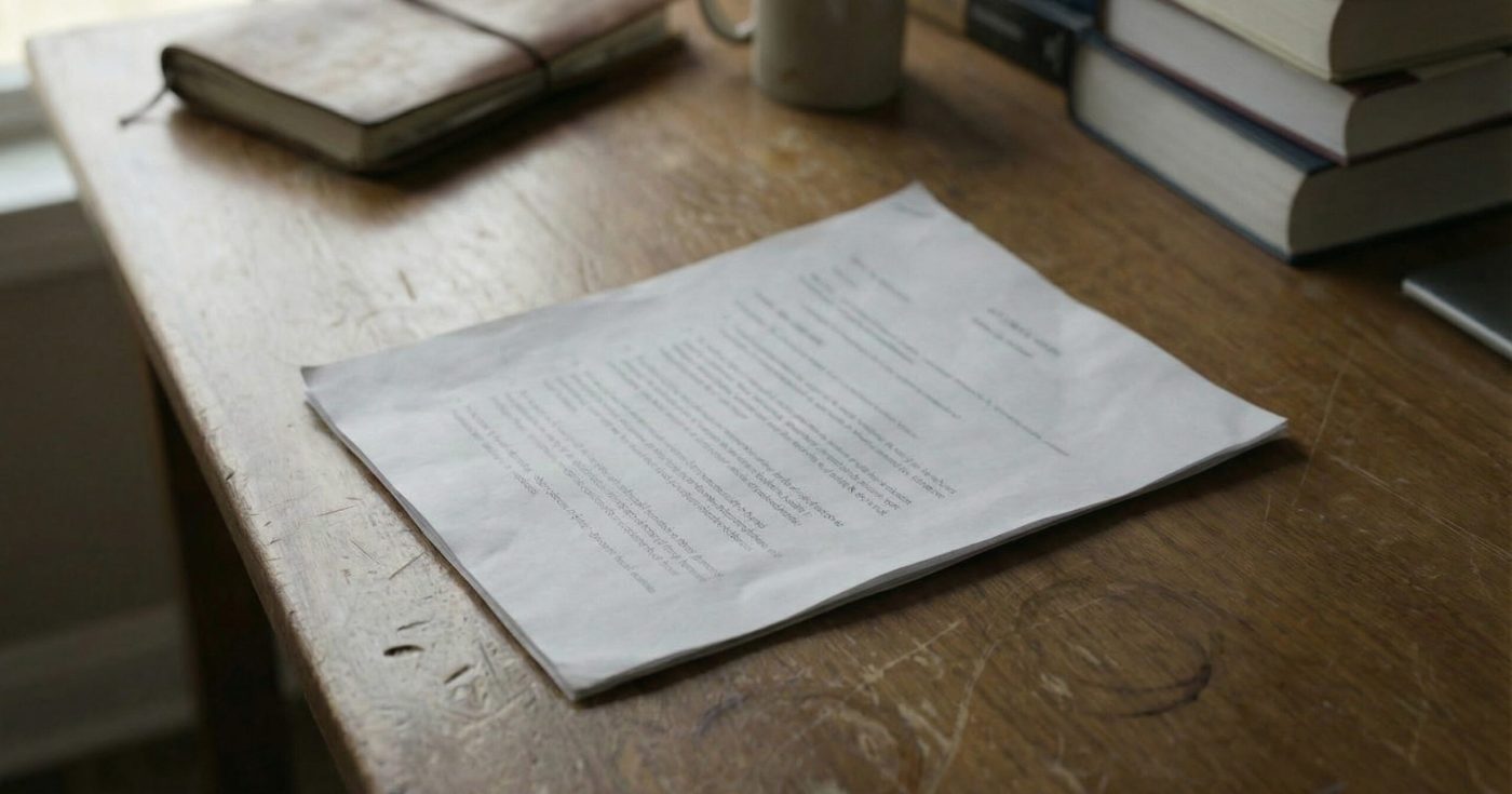 Printed legal document on a desk representing the Florida Rules of Judicial Administration and court filing procedures.