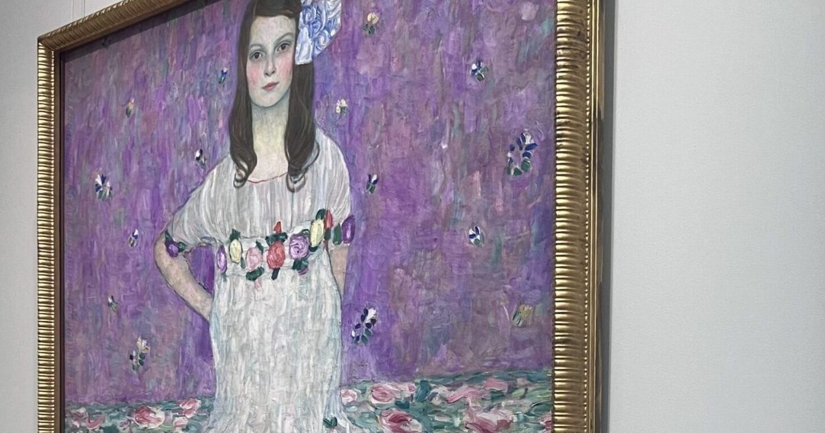 Gustav Klimt's portrait of Mäda Primavesi displayed at The Metropolitan Museum of Art, illustrating how deeper observation reveals hidden patterns and meaning.